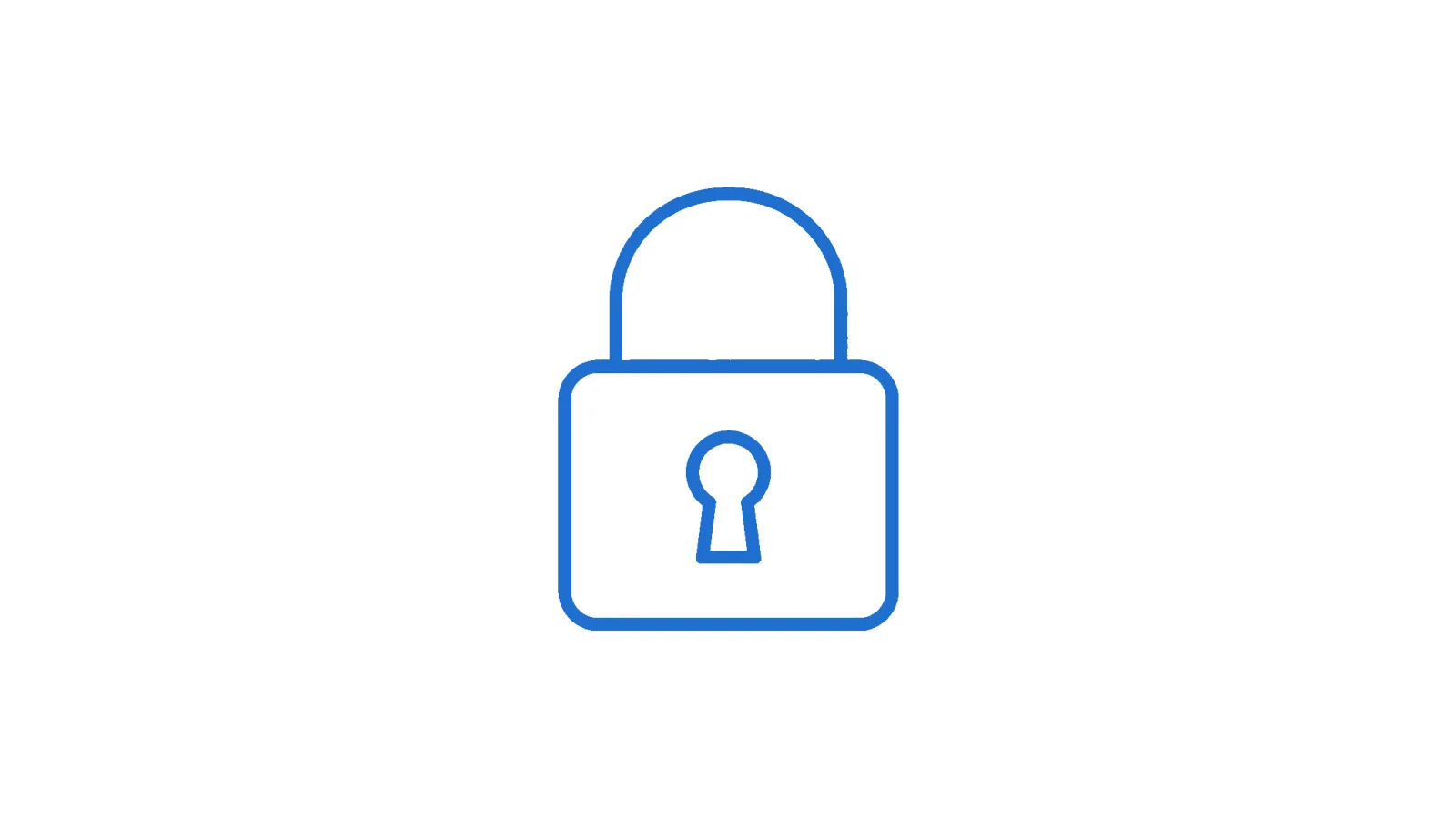 WinSCP 권한 거부를 뜻하는 파란 자물쇠 일러스트
