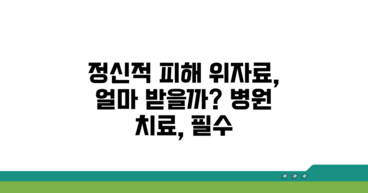 정신적 피해, 병원에서 어떤 위자료 받을까?