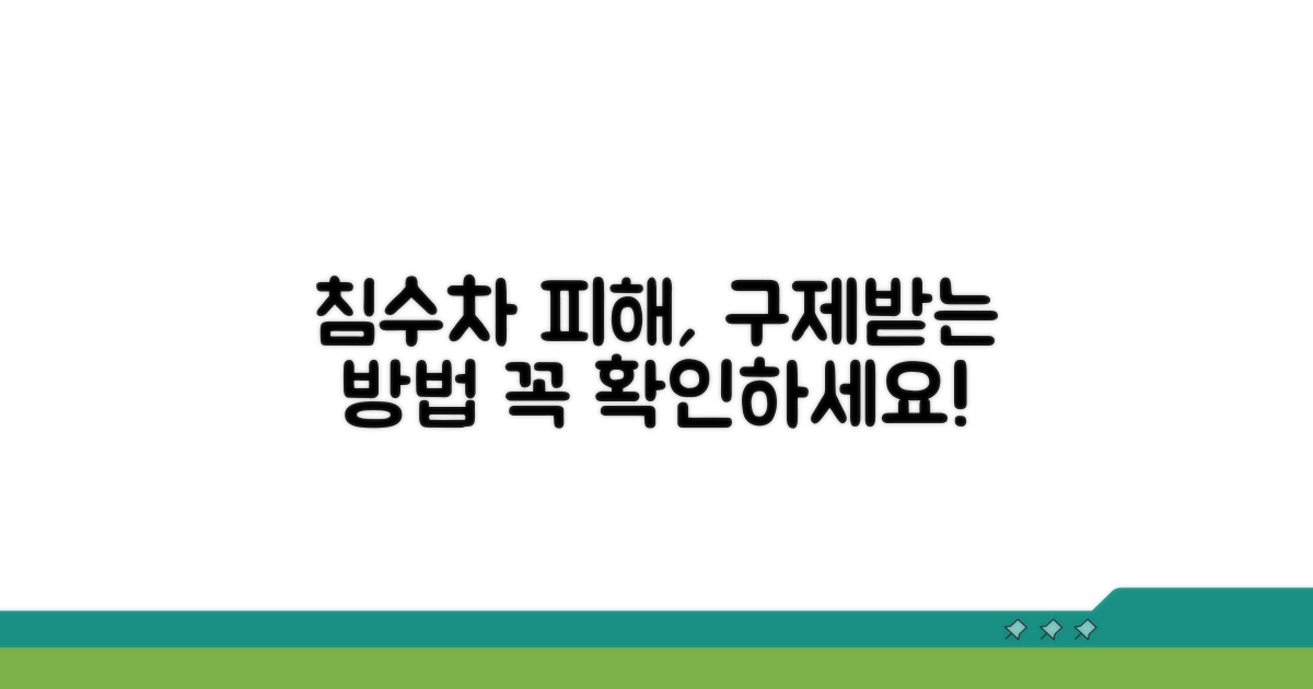 침수차 피해, 구제받는 방법