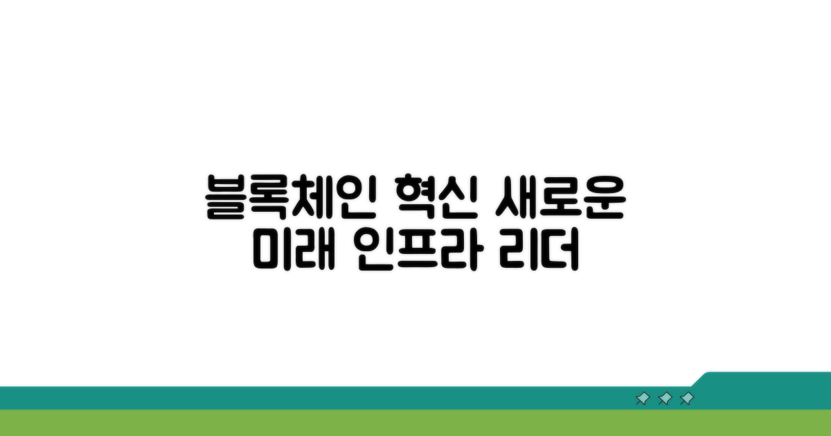 블록체인 인프라, 혁신을 이끌다