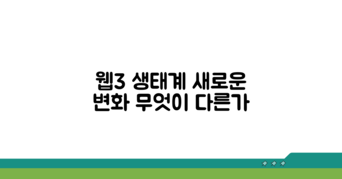 웹3 생태계, 무엇이 달라지나