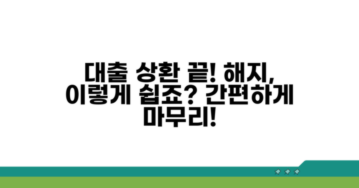 대출 상환 후 해지 방법