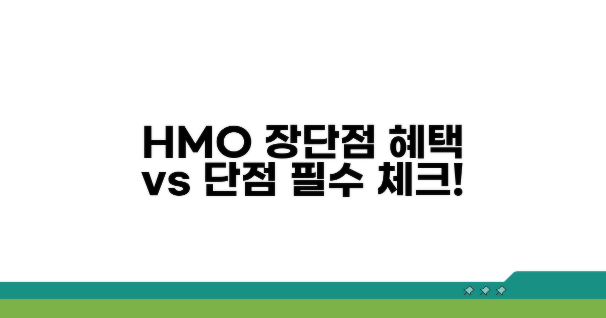 HMO 장단점 살펴보기
