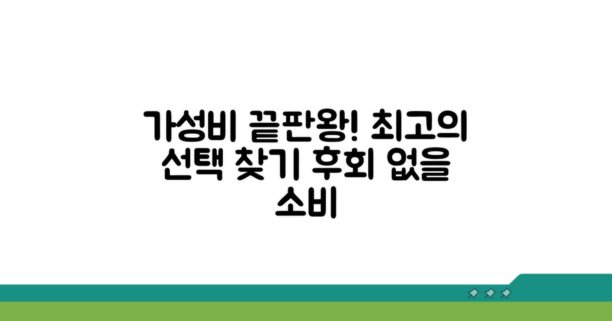 비용 대비 효과 탐색