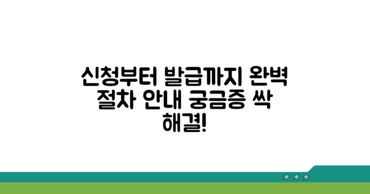 신청부터 발급까지, 완벽 절차 안내
