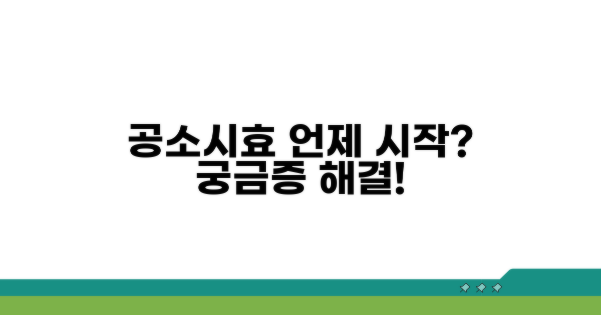 공소시효 계산, 언제 시작될까?