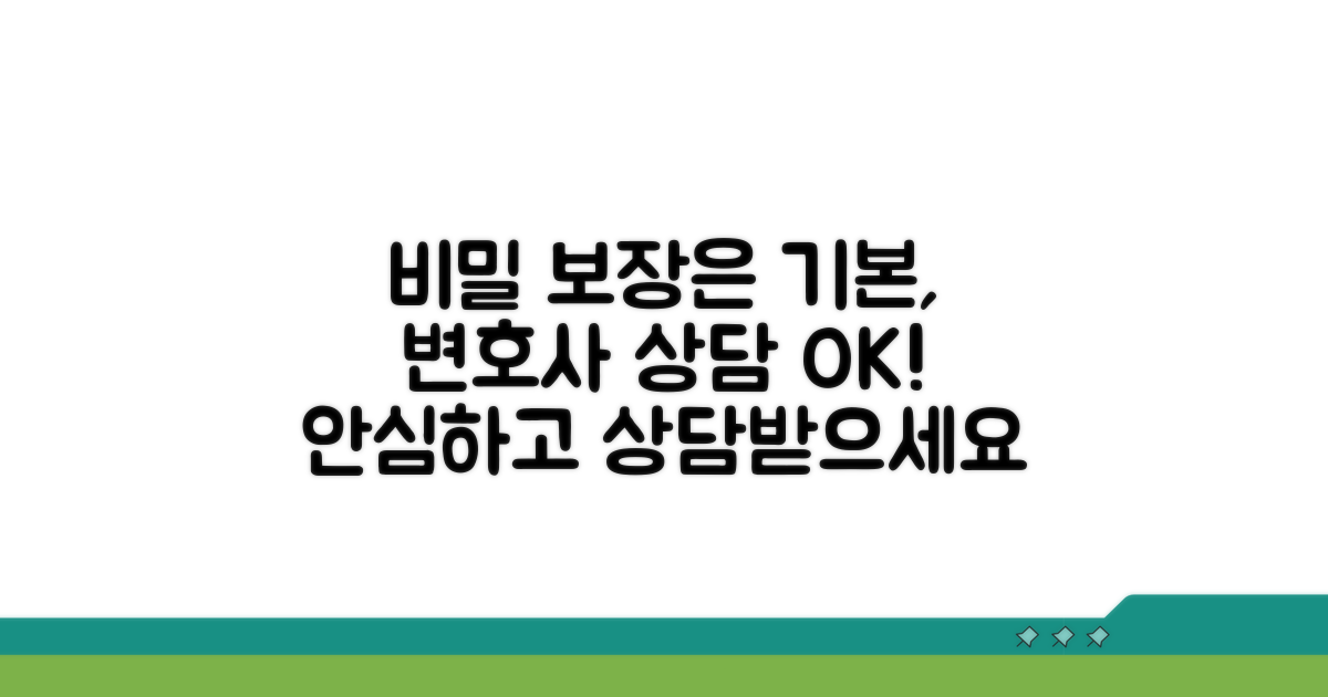 변호사 상담, 비밀 보장은 기본