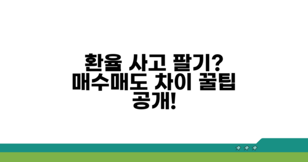 환율 매수 매도, 그 차이를 알자