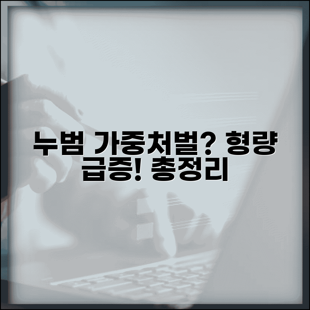 누범 가중처벌 규정 총정리 | 누범 시 형량 가중 | 누범 가중처벌 기준 | 형량 증가 폭 분석