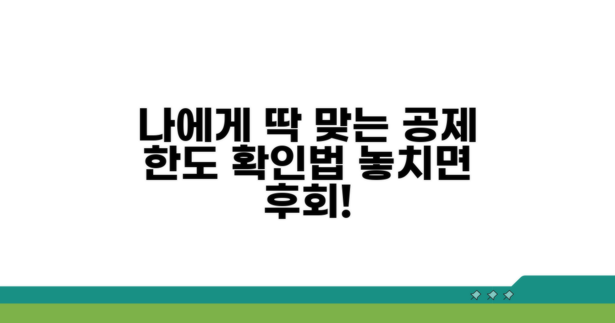 나에게 맞는 공제 한도 확인하는 법