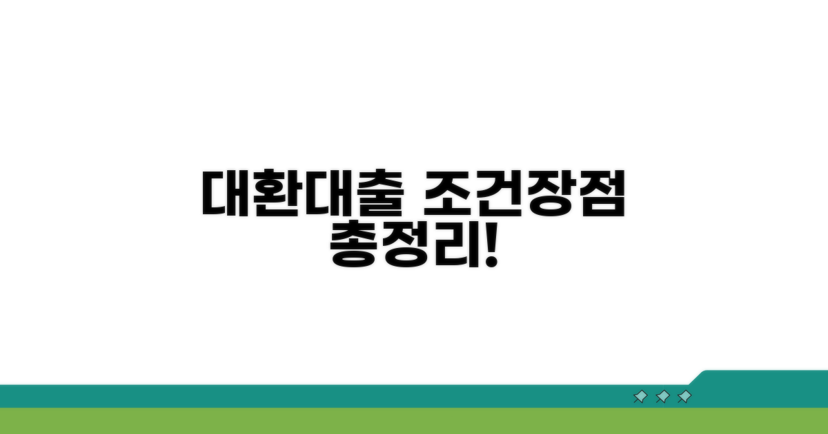 대환대출 조건과 장점 분석