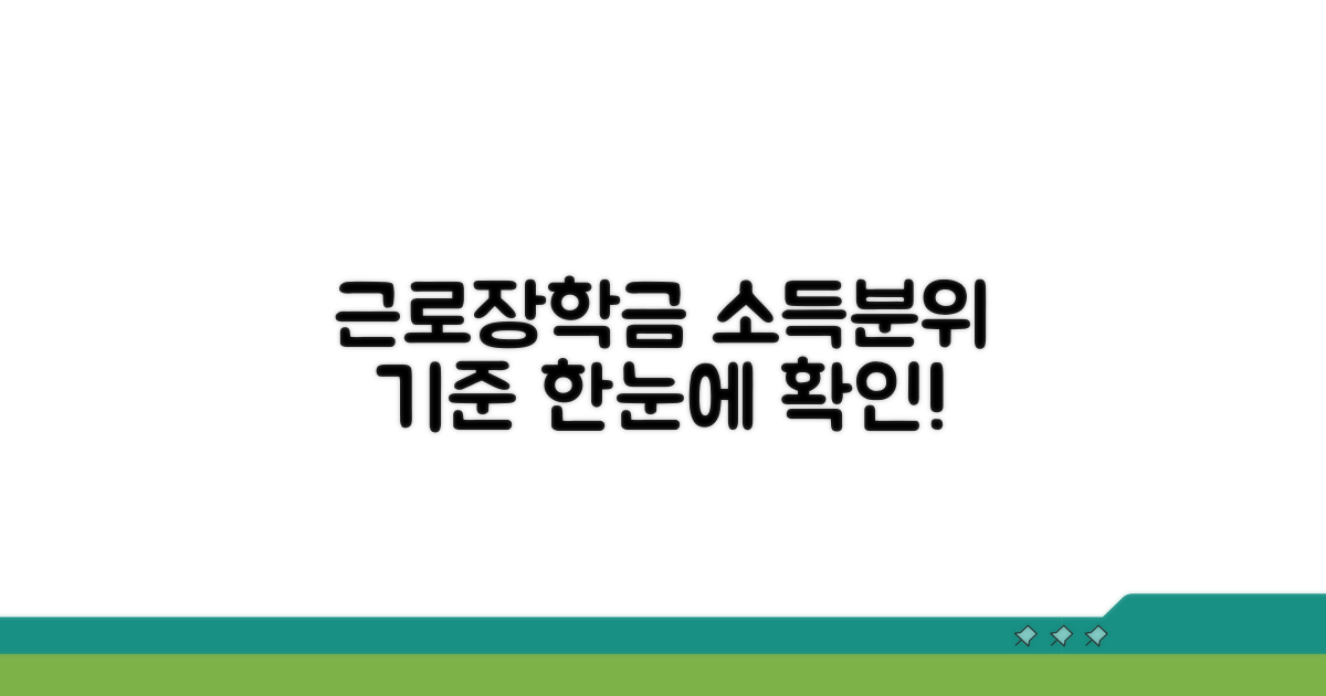근로장학금 소득분위 기준 알아보기