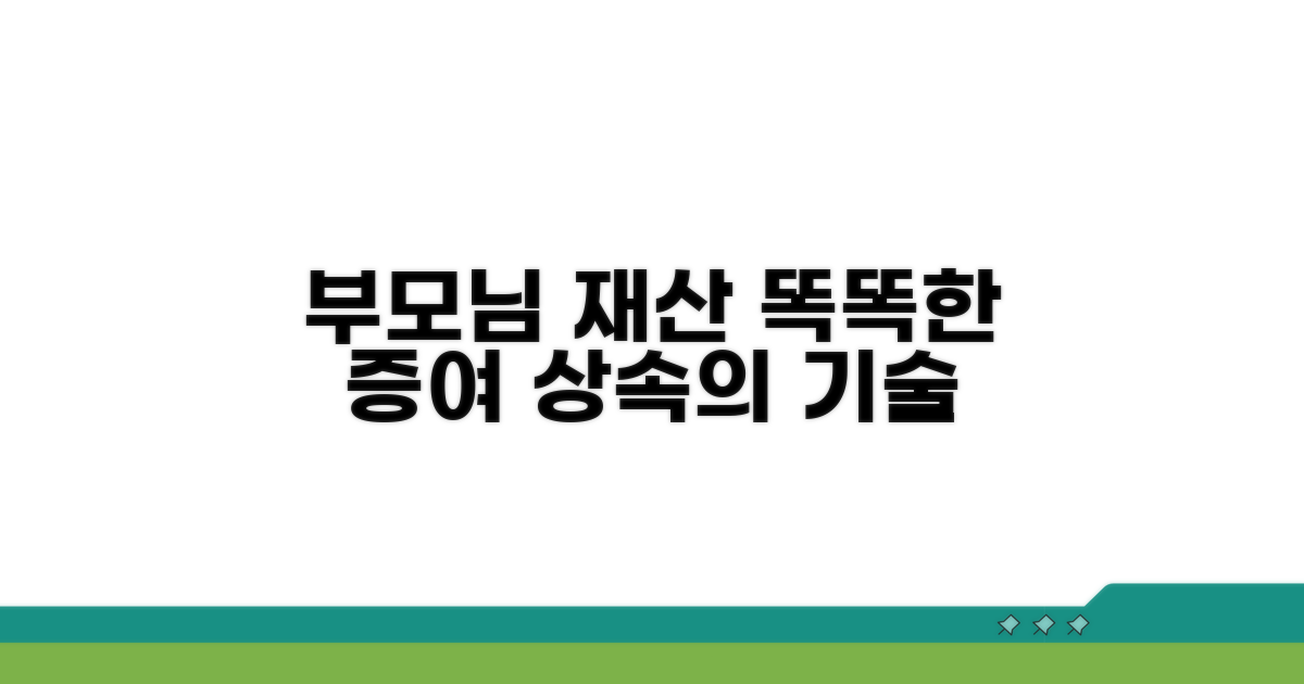 부모님 재산, 똑똑하게 물려주는 법
