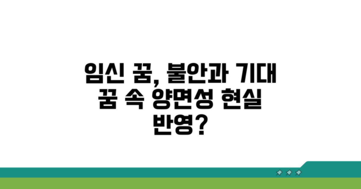 현실 불안과 기대, 임신 꿈의 양면성