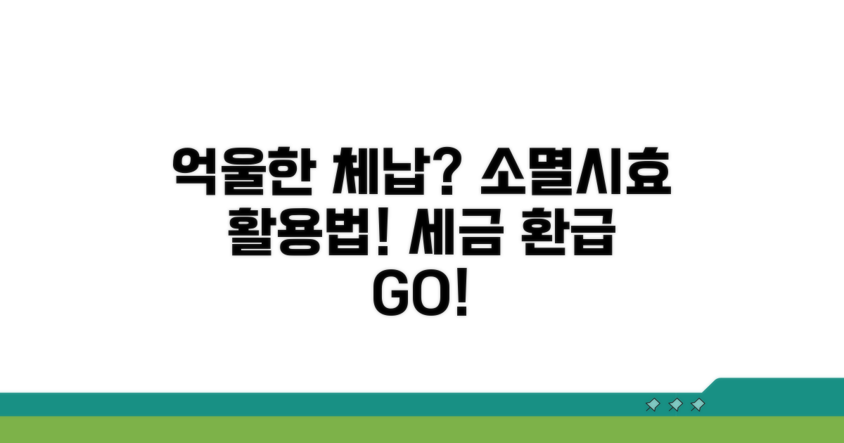 억울한 체납? 소멸시효 활용 전략