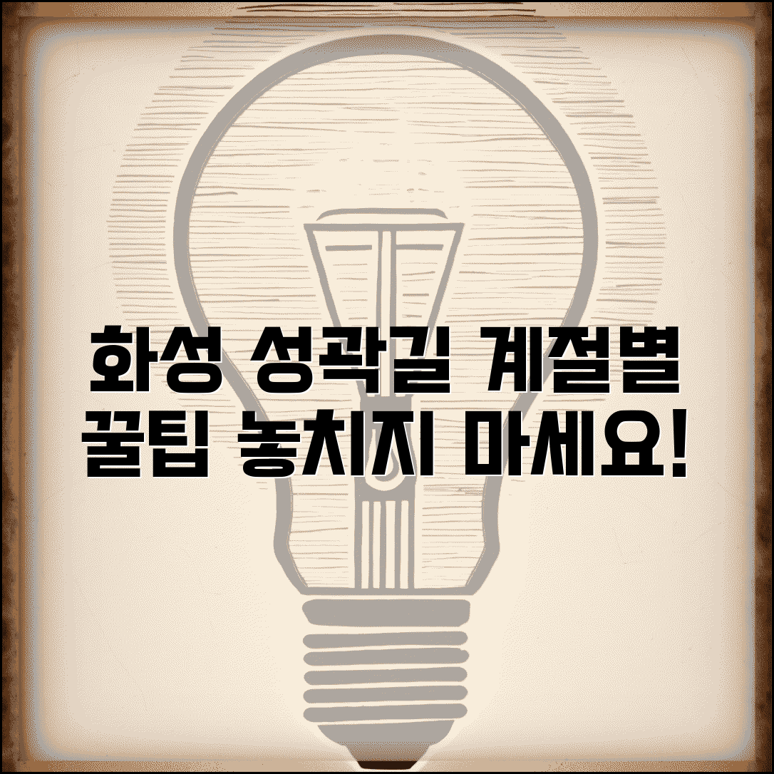 수원 화성 성곽길 계절별 볼거리 관람 포인트