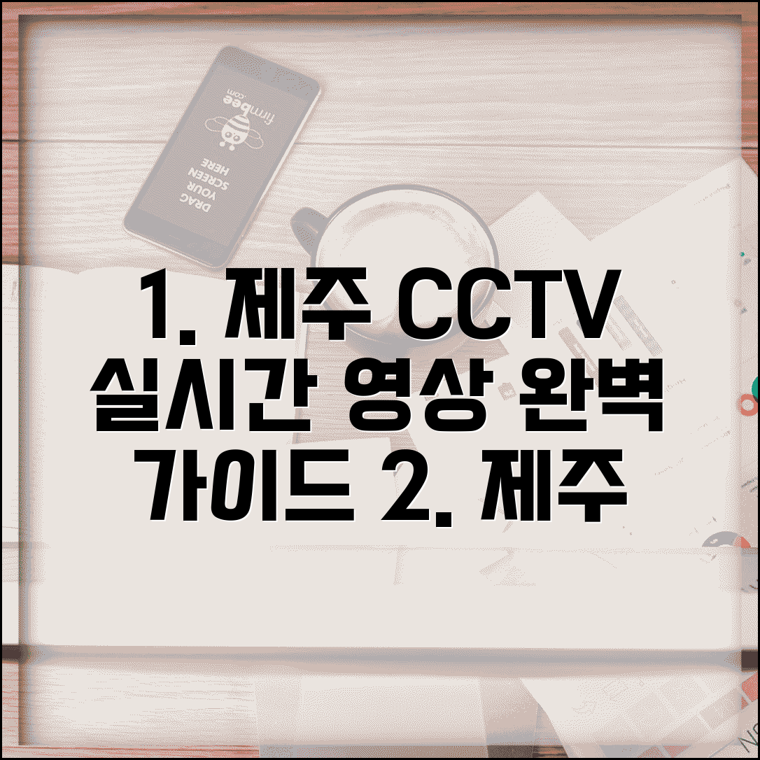 제주 CCTV 실시간 영상 완벽 가이드와 확인 방법