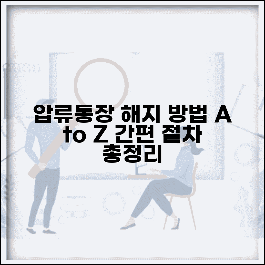압류통장 해지 방법 절차 조건 총정리