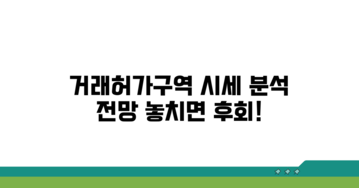거래허가구역 시세 분석과 전망