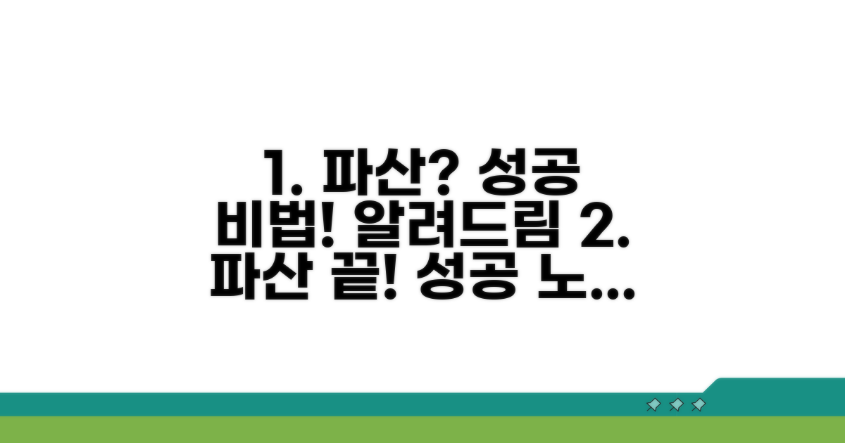 파산 절차와 성공 노하우