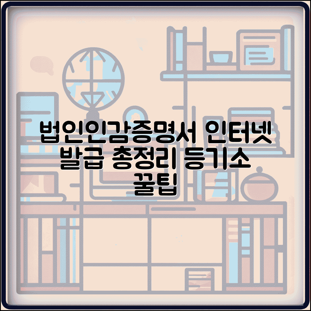 법인인감증명서 인터넷 발급 총정리 | 등기소 홈페이지 활용 및 인증서 준비 방법