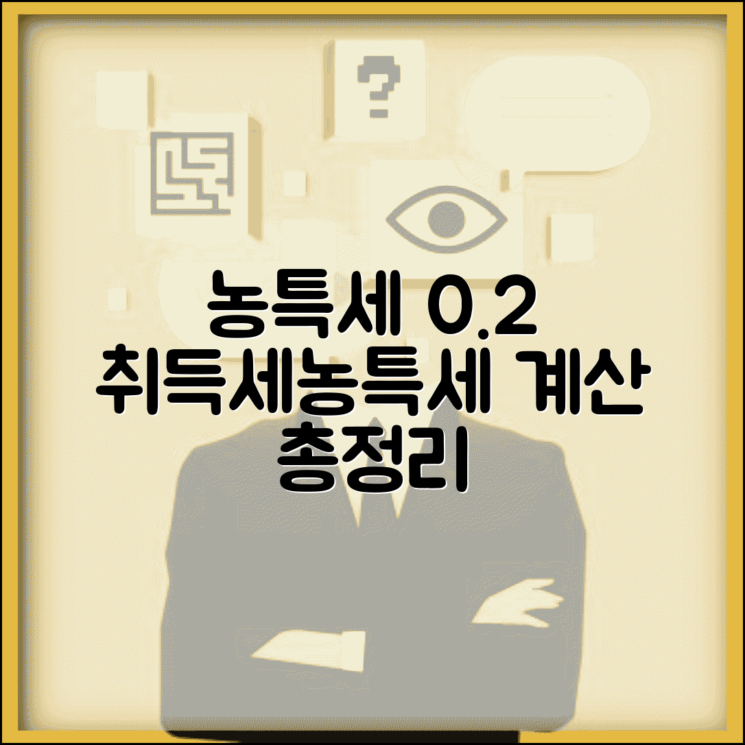 농어촌특별세 계산 0.2% | 취득세 농특세 추가 부과 계산법 및 절차 총정리