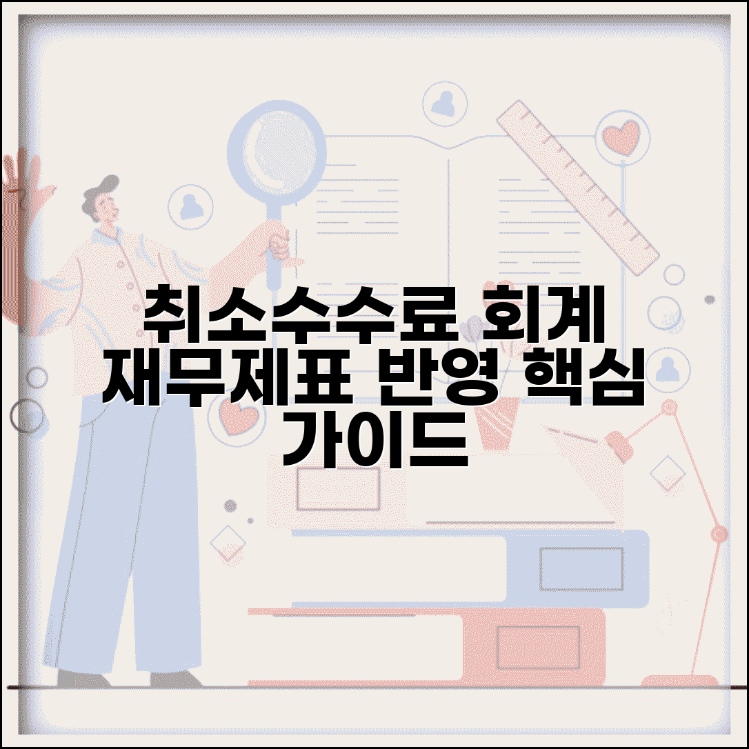 취소 수수료 회계 처리 방법 | 기업 재무제표에 반영하는 방식