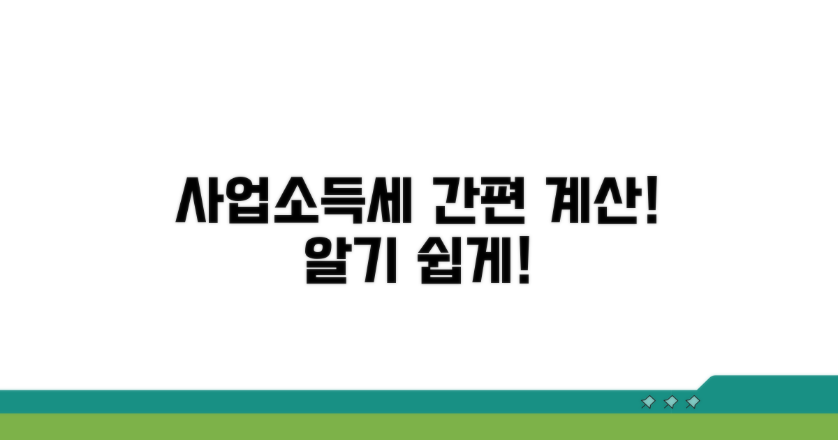 사업소분 주민세 간편 계산 가이드