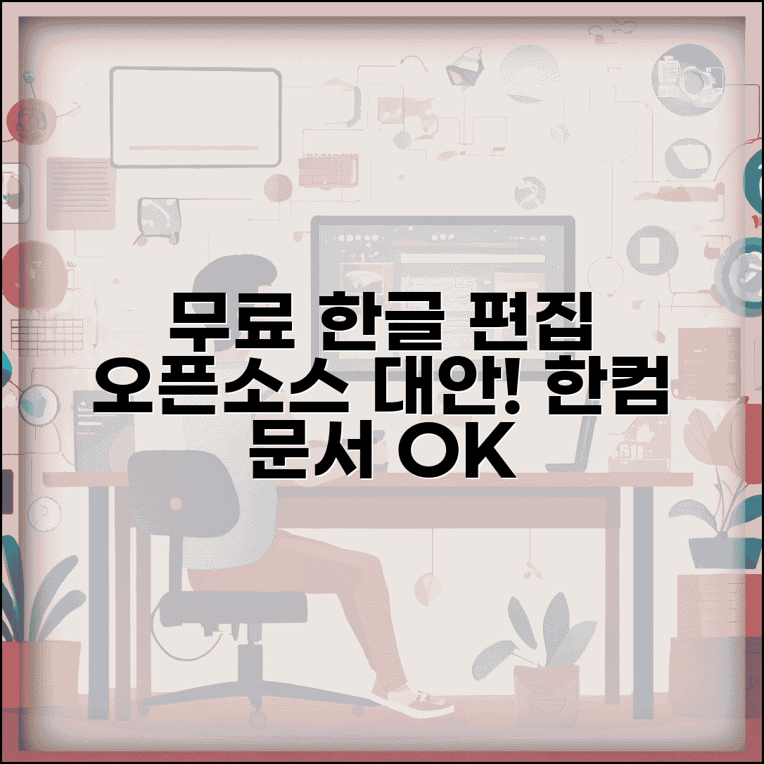 아래한글무료다운로드 대안 솔루션 | 한글 문서 편집 가능한 오픈소스 프로그램