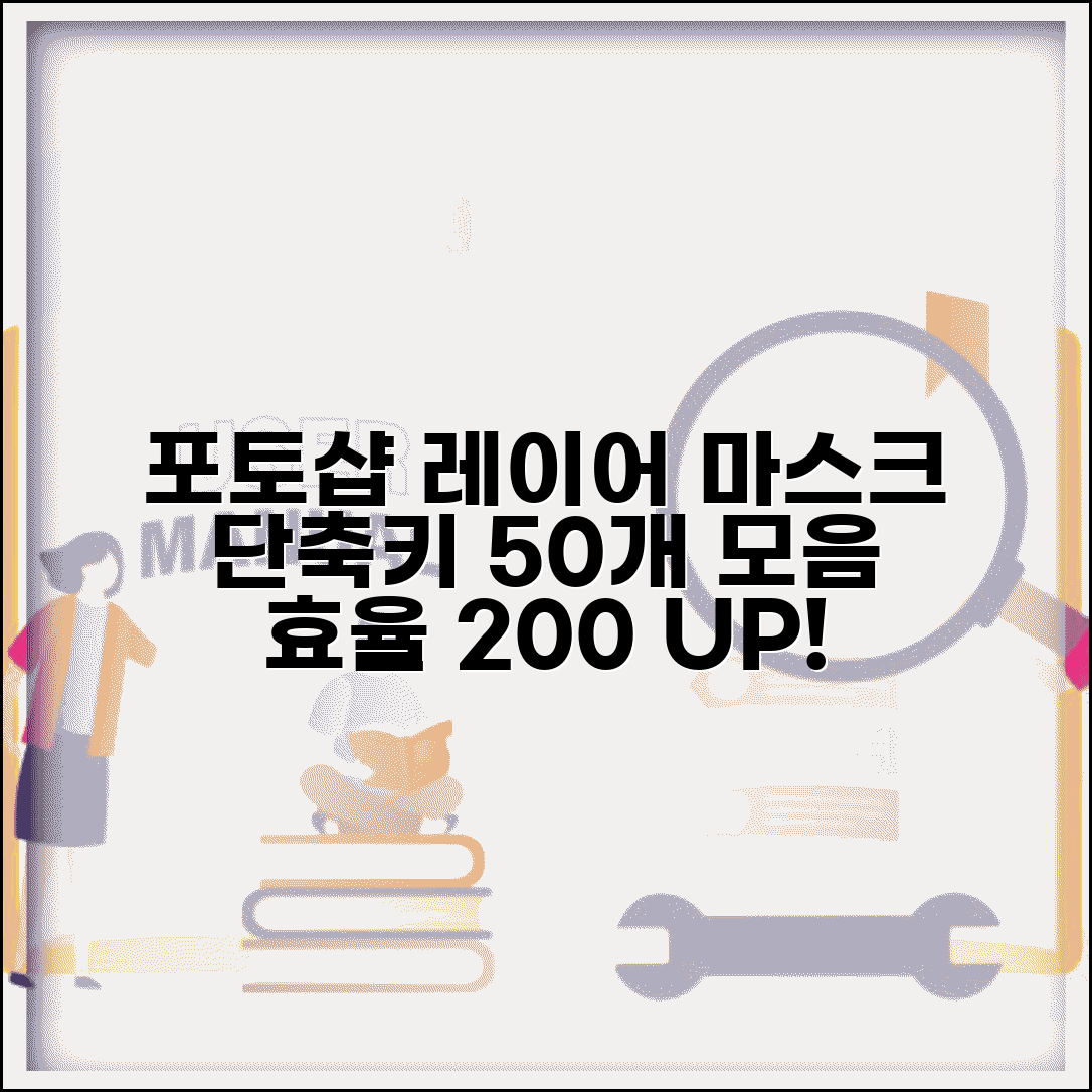 포토샵 레이어 마스크 단축키 50개 | 마스킹 작업 효율 극대화