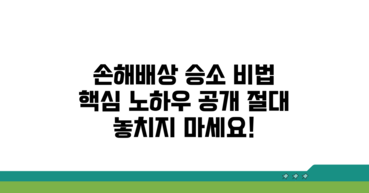 손해배상 청구, 성공 노하우