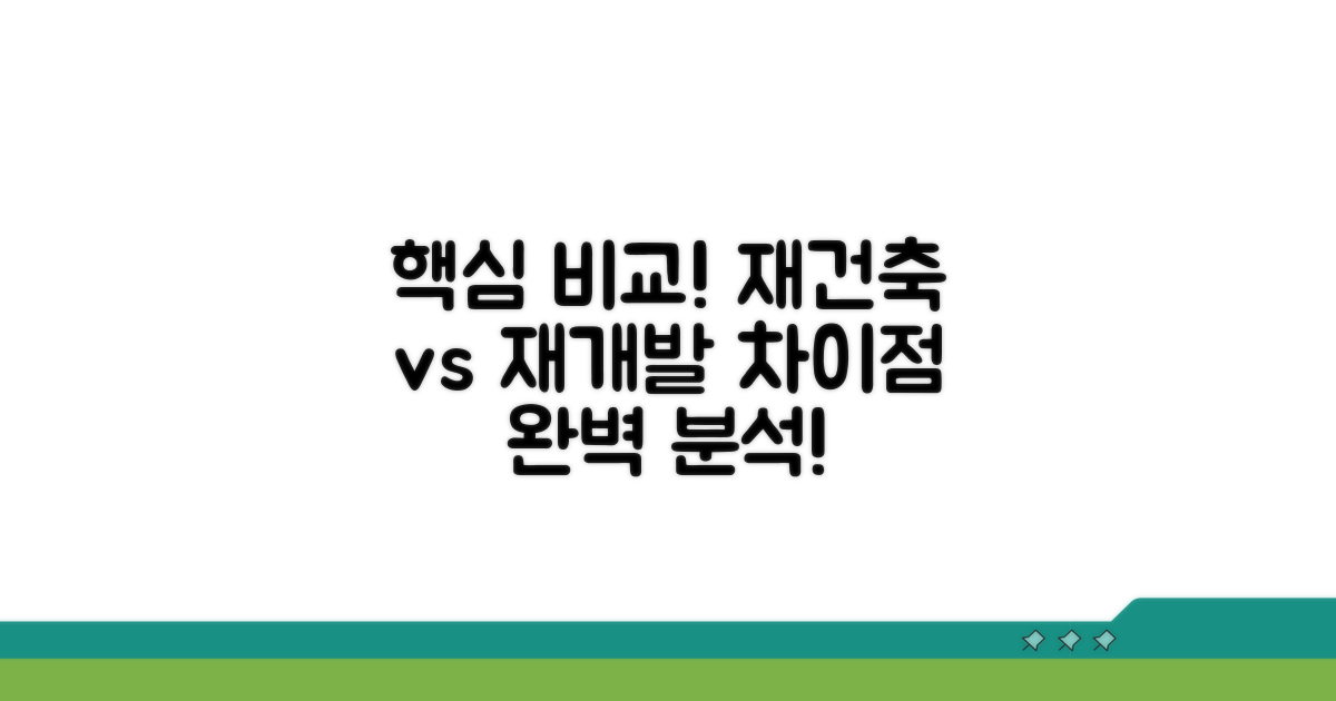 재건축vs재개발, 무엇이 다를까?