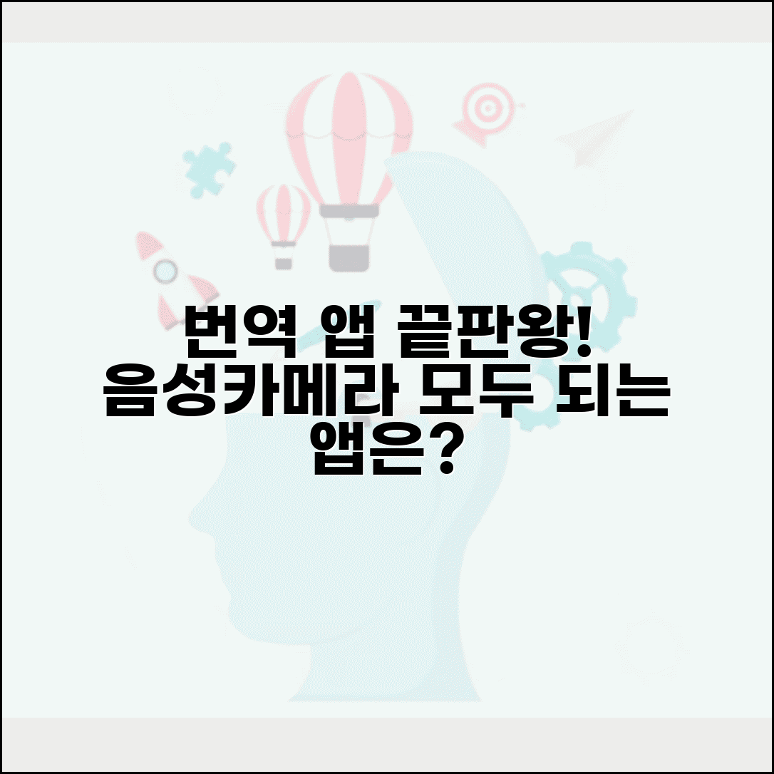 번역기 앱 추천 | 음성 번역 + 카메라 번역 앱 비교