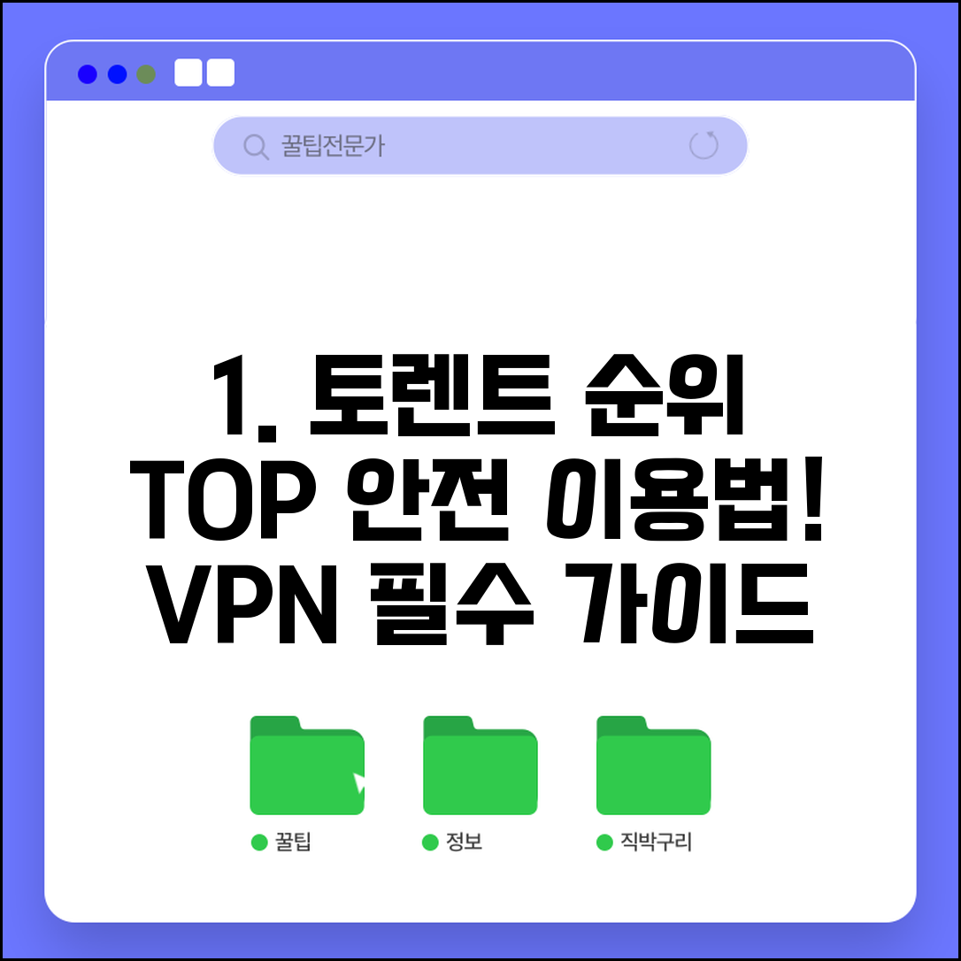 토렌트 사이트 추천 순위 최신 업데이트 | 안전한 이용법 | VPN 활용 가이드