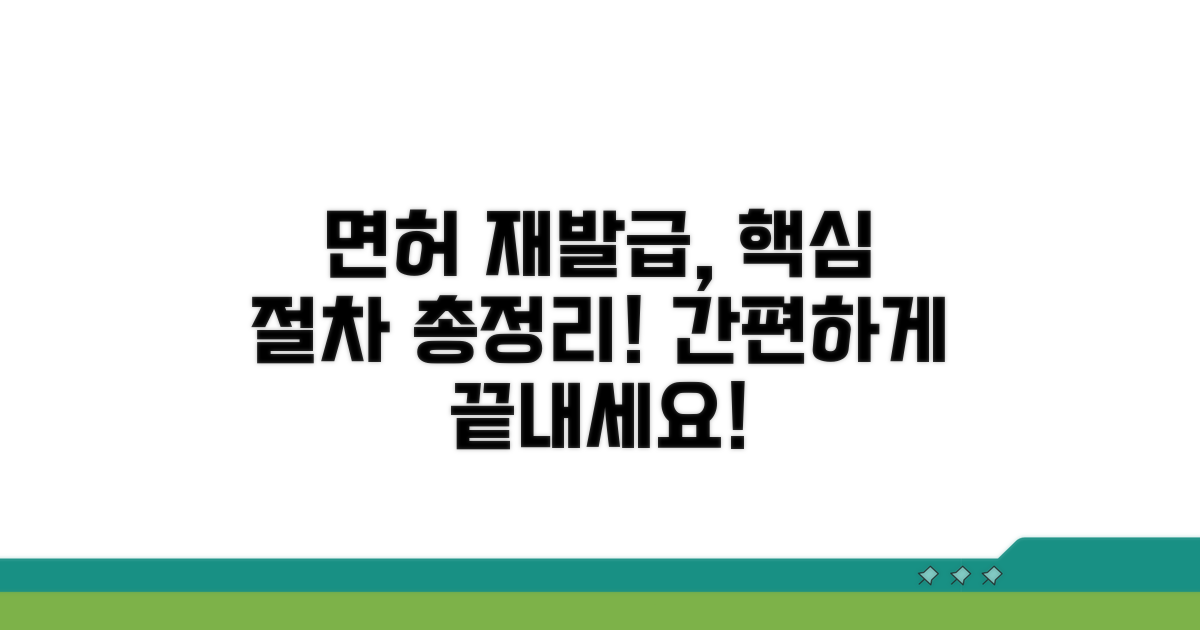 면허 재발급 신청 절차 총정리