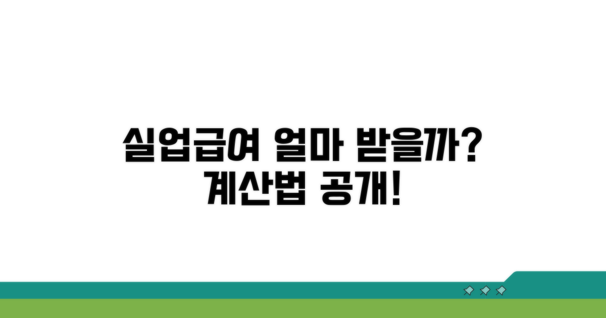 내 실업급여 수급액 계산법 공개