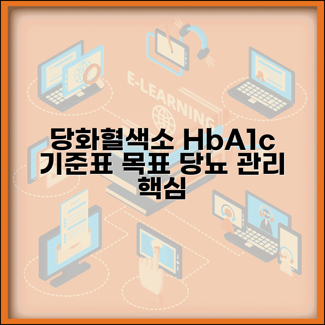 당화혈색소 기준표와 HbA1c 수치 기준 | 당뇨 관리 목표 설정 및 조절 방법