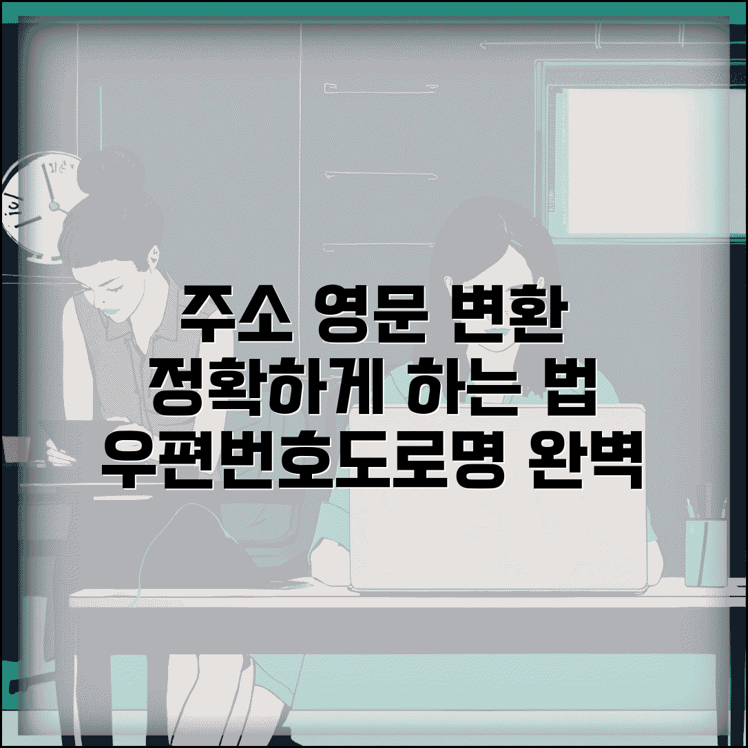주소 영문변환 정확하게 하는 법 | 우편번호/도로명 표기 방법 완벽 정리