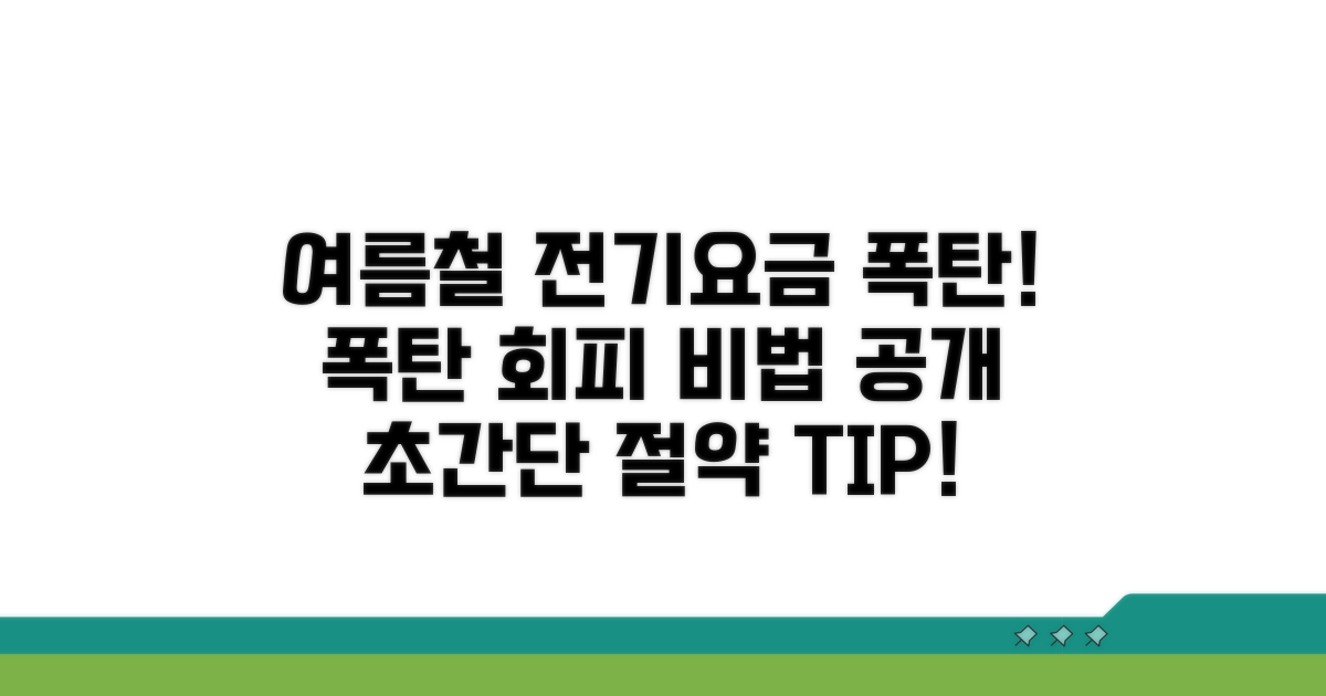 올여름 전기요금 폭탄 피하는 방법