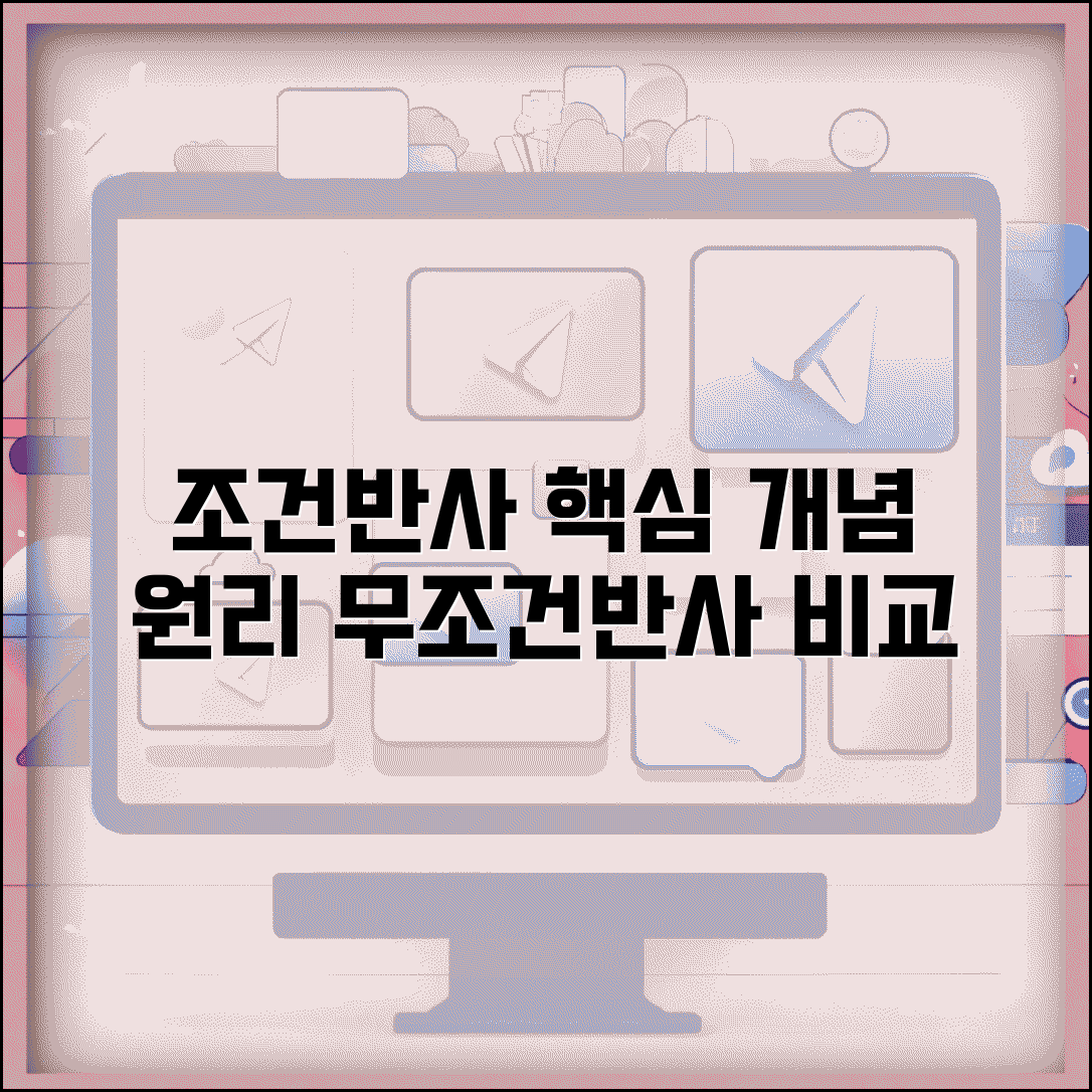 조건반사 개념 정리 | 무조건반사와의 차이점, 행동 원리, 학습 과정 총정리