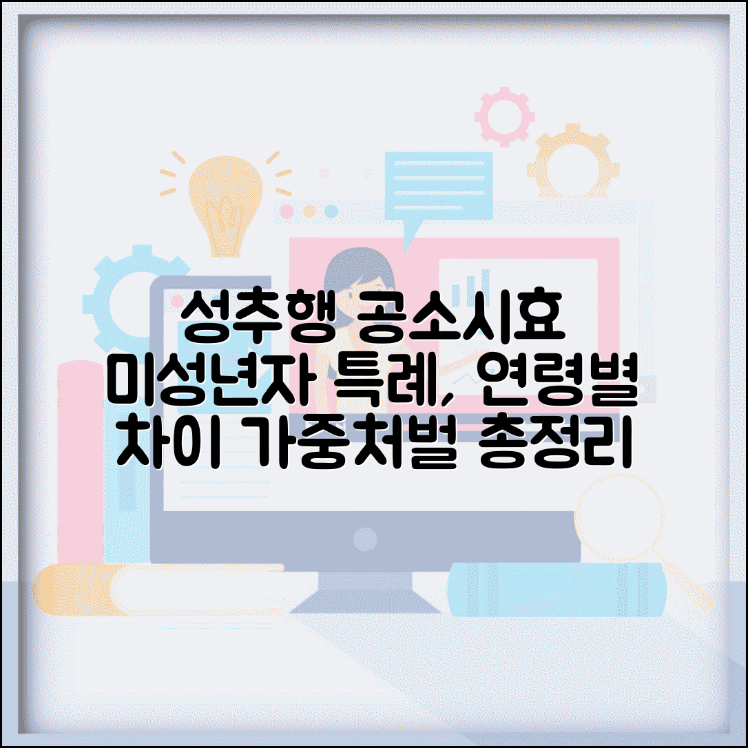성추행 공소시효 피해자 연령별 차이 | 미성년자 특례규정 및 가중처벌 기준 총정리