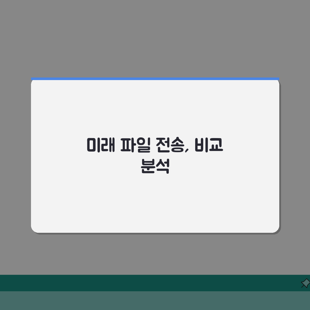 파일 전송 방법 비교 분석 | 최적의 파일전송 방법 선택, 꿀팁 공유할게요!